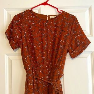 Flower print dress